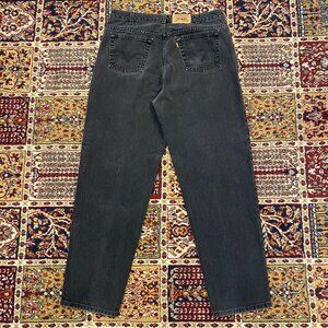 Vintage 90s Levi's Orange Tab 634 faded black jeans